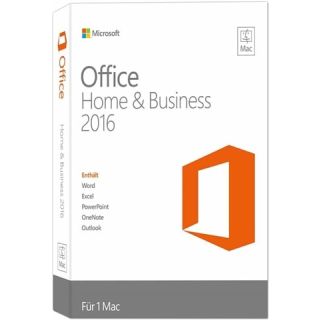 (S) Microsoft Office Mac 2016 Home & Business, A