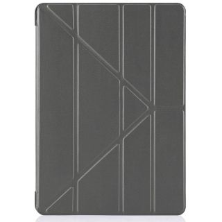 Refurbished Pipetto iPad Air 2 Case - Origami Smart Cover - Grey Luxe Vegan Leather