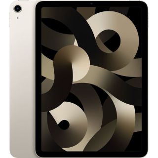 Refurbished Apple iPad Air 5th Gen (A2589)/64GB/8GB RAM/Unlocked/10.9-inch Display/Starlight/B (2022)