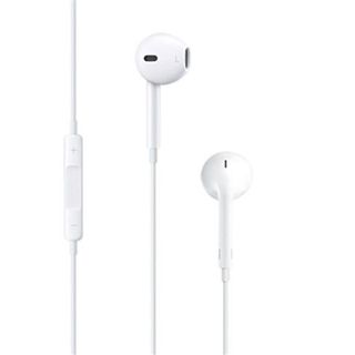 Refurbished Apple Earpods MNHF2ZM (with 3.5 Headphone Plug) In-Ear, A