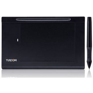 Turcom Graphics Tablet Drawing Touch Pen for Windows and Mac – 5.5 '' x 4” Black Surface Area Ideal for Kids and Artists (TS-6540)