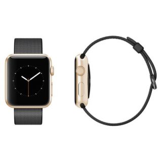 Refurbished Apple Watch Series 3 GPS + Cellular Gold Aluminium 42MM Black Woven Nylon EE, C