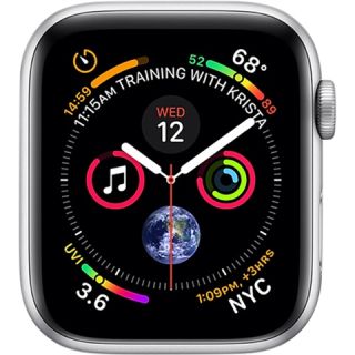 Refurbished Watch Series 4 (GPS) FACE ONLY, Silver Aluminium, 44mm, B