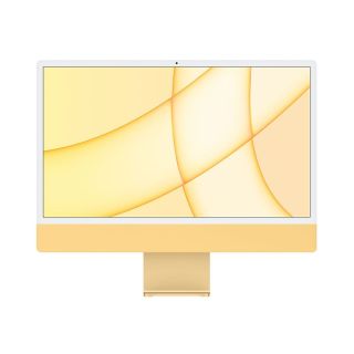 Refurbished Apple iMac 21,1/M1/8-Core CPU 8-Core GPU/8GB RAM/256GB SSD/24-inch 4.5K RD/Yellow/C (Early - 2021)