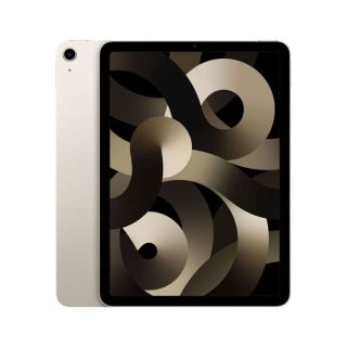 Refurbished Apple iPad Air 5th Gen (A2589)/64GB/8GB RAM/Unlocked/10.9-inch Display/Starlight/A (2022)