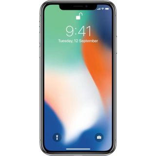 Refurbished Apple iPhone X 256GB Silver, Unlocked A