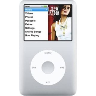 Refurbished Apple iPod Classic 7th Generation (2008) 160GB - Silver, B