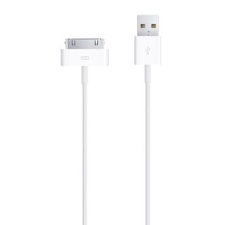Refurbished Apple 30-Pin to USB Cable - White, A+