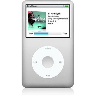 Refurbished Apple iPod Classic 6th Generation 160GB Silver, B