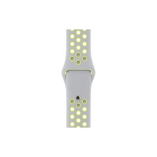 Refurbished Nike Sport Band STRAP ONLY, Silver/Volt, 38mm/40mm, B
